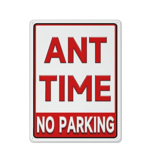 FOSHIN No Parking Any Time Sign 30.5 cm x 16"" �A���~�j�E���x���T�C�� �s���Y �r�W�l�X �� �� �I�t�B�X Matel9