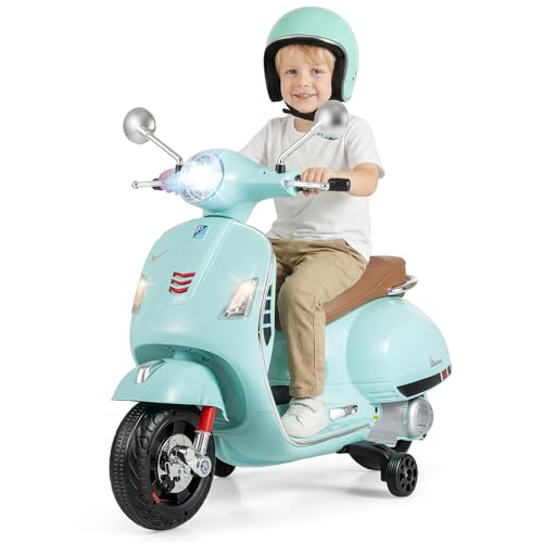 INFANS Licensed Vespa 12V Kids Motorcycle