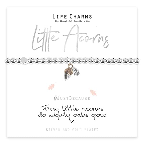 Pulsera Mighty Oaks hipoalergénica Life Charms accesorio cómodo que no irrita la piel sensible