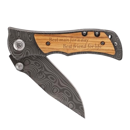 ZENNLAB Best Man Gift Groomsman Gifts for Wedding from Groom, Wedding Keepsake for Groomsman...