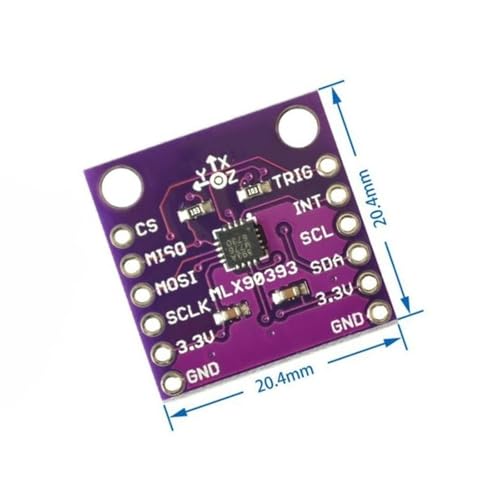 Module effet Hall MLX90393 lot de 5 pour positionnement 3D - 3