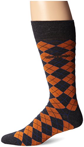 BOSS HUGO BOSS Men's Two-Tone Argyle Dress Sock