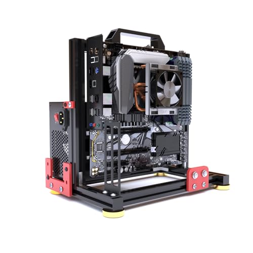 DIY Aluminium Pc Open Case Computer Chassis Test Bench Support Water Cooling Support Server Chassis Support Itx Matx ATX Eatx (2.M-ATX)