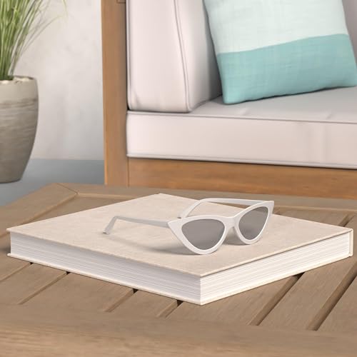 OZPYKAE Women Cat Eye Sunglasses,Retro Narrow Cateye Frame Sunglasses Trendy Sun Glasses2