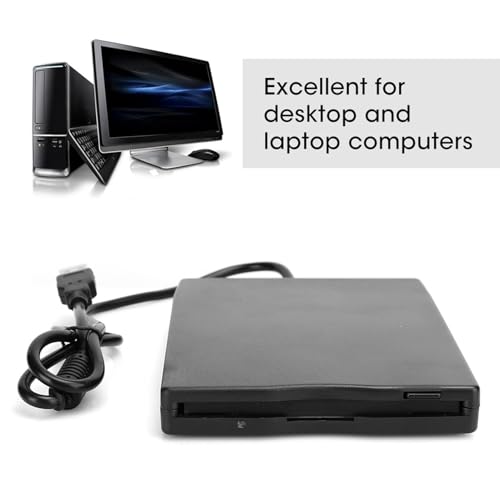 SUNGOOYUE 3.5 Inch Portable USB Floppy Disk Drive, External Removable Floppy Disk Reader Card Reader Computer Accessory for PC Laptop - Thumbnail 7