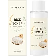 Korean Beauty Rice Toner with Natural Rice Extract, 90% Rice Extract, 3.38 fl.oz/100ml