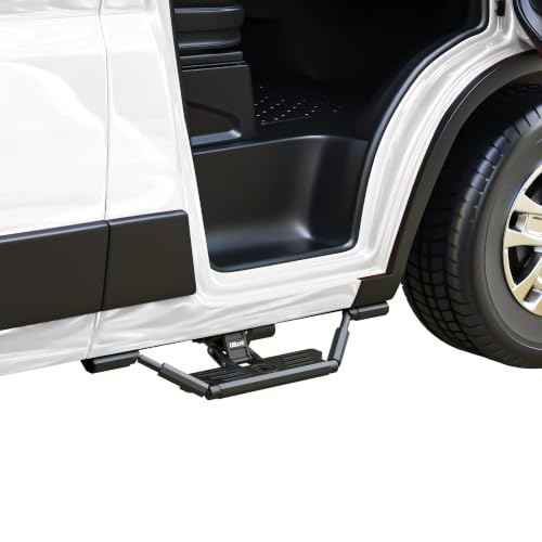 Tuxtreme Power Running Boards Compatible with Ford Transit 2015-2026 Full Size Van (Exclude 2022-2026 E-Transit) Passenger Side Front Door (Retractable Electric Drop Steps Automatic estribos para)