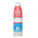 Aruba Sun SPF 50 Sunscreen Spray 6oz - Reef Act...