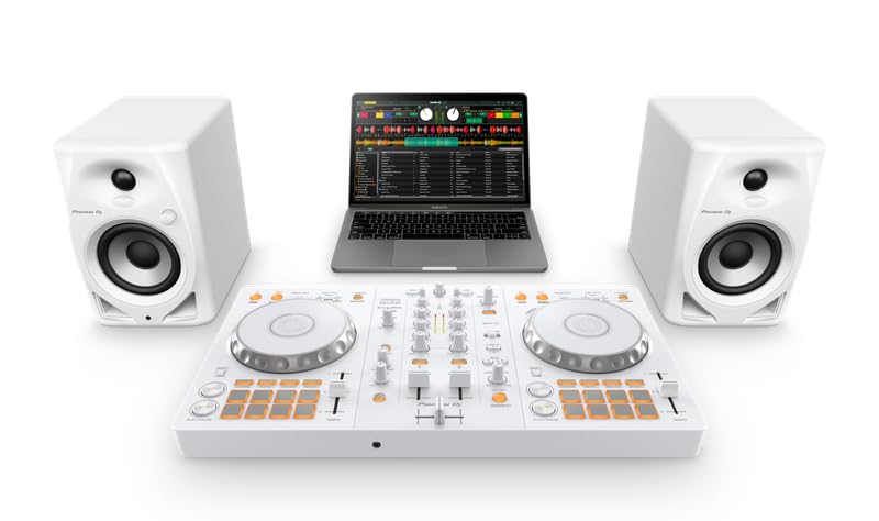 Image of Pioneer DJ DDJ-FLX4 2-deck rekordbox and Serato DJ Controller - White, Limited Edition