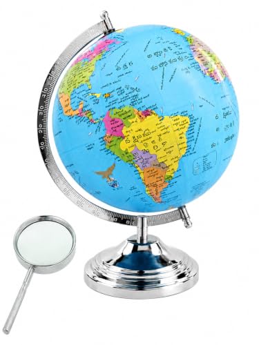 Image of Educational World Globe for stunets and Teachers (8 Inch Dia Telugu Language, 12 Inch Dia)