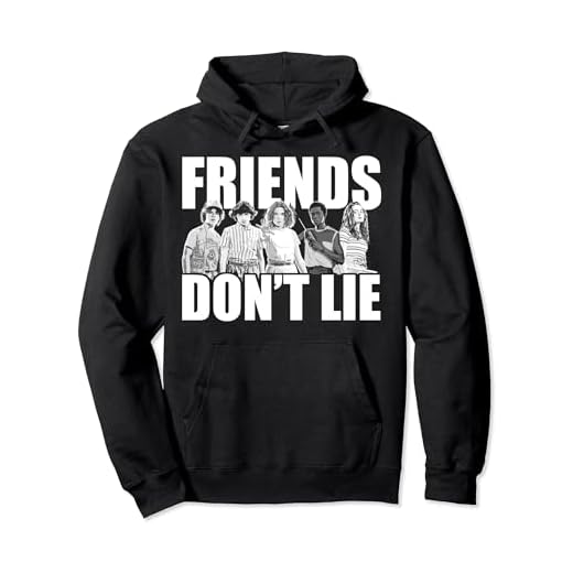 Netflix Stranger Things Friends Don't Lie Group Shot Sudadera con Capucha