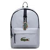 Lacoste Accessories Mochila clássica, cinza mesclado, O/S