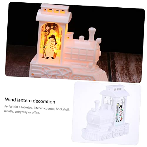 FONDOTIN 1 Peça Luzes De Natal Luzes De Trem De Natal Girando Glitter Luzes Decorativas De Natal Bri