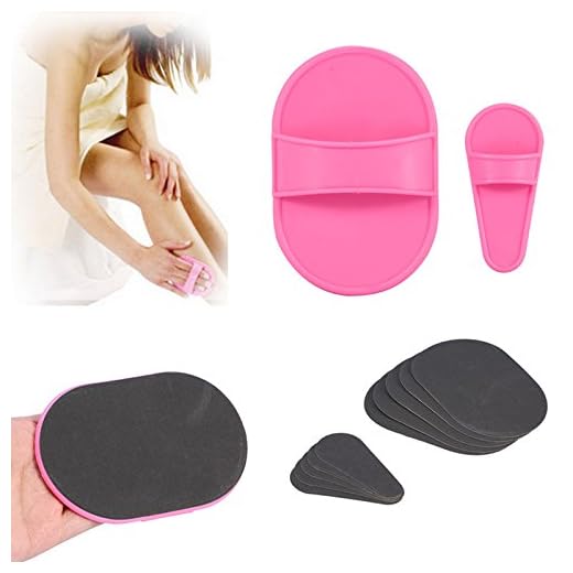 Hair Removal Tool Smooth Legs Skin Pad Arm Face Upper Lip Hair Removal Remover Set Exfoliator Away 1SET