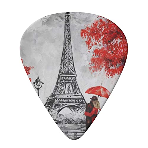 Tower Paris Painting Set de 6 médiators pour guitare acoustique, guitare électrique, basse, ukulélé – fin, moyen et… - Les Beatles, Paul McCartney, John Lennon, RIngo Starr, George Harrison Tower Paris Painting Set de 6 médiators pour guitare acoustique, guitare électrique, basse, ukulélé – fin, moyen et… – Image 4