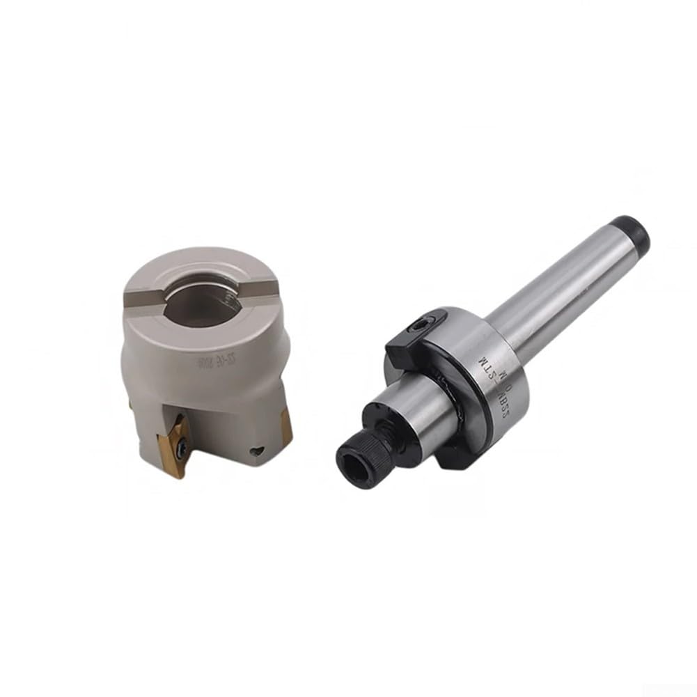 MT4 FMB22 Schaft, 50 mm CNC-Schaftfräser mit APMT1604 Hartmetalleinsätzen, für Schwerlastfräsen von Stahlwerkstoffen