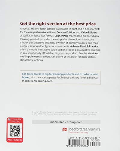 America's History: Concise Edition, Volume 1 (America's History, 1) - Image 2