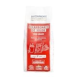 Bicarbonate Soude Gros Grains - Sachet Kraft 3kg - Qualité Alimentaire Origine France - Nettoyage, Linge, Bricolage, Déodorant Maison - Recharge Écoresponsable- La Compagnie du Bicarbonate.