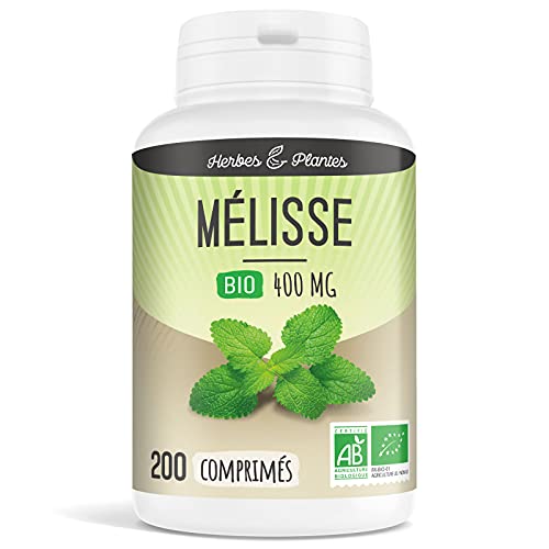 Herbes Et Plantes Mélisse Bio 200 Comprimés 400 mg