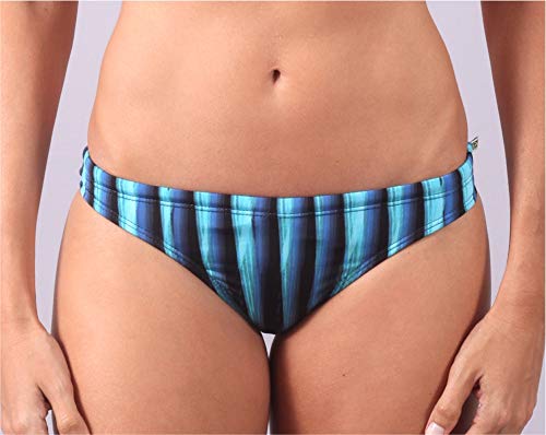 Fabíola Molina Calcinha para Natação Com Compressão, Azul