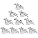 10 Pack 1.5 Inch Single Buckle Quick Lock Stage Lighting Clamp Heavy Duty 220 Lbs for Moving Head Light Aluminum 6061