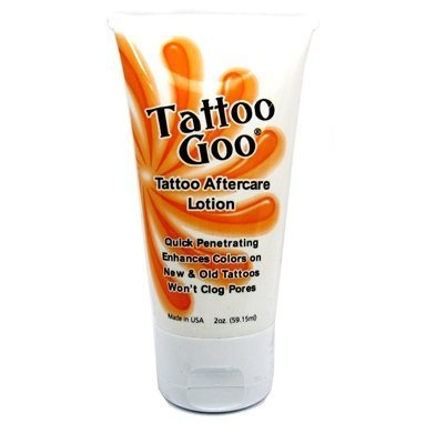 TATTOO GOO AFTERCARE Lotion 2-oz Moisturize Skin Heals Soothes Tattoo Supply by Tattoo Goo