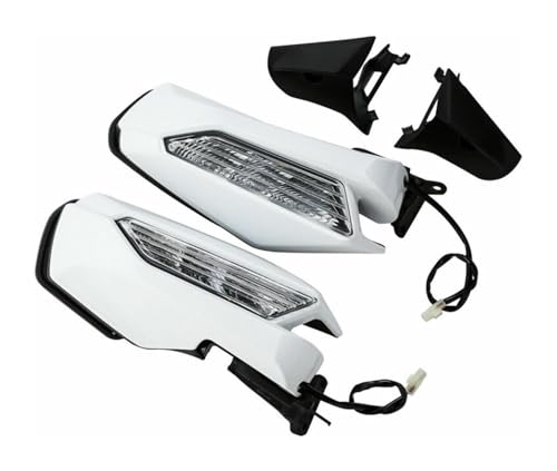 Espejo retrovisor motocicleta Goldwing GL1800 sustitución antivibración con luz blanco