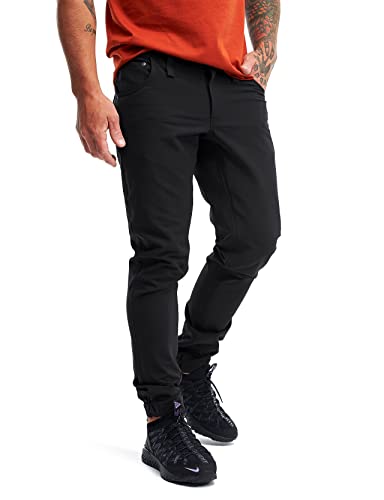 RevolutionRace Herren Explorer Outdoor Jeans, Outdoorhose perfekt für den Alltag und alle Outdoor-Aktivitäten, Black, XXL