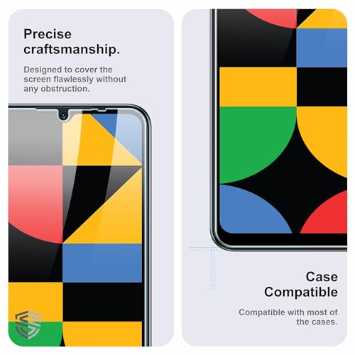 Image of Military-Grade Gorilla Tempered Glass For Redmi A2 Plus, A2, A1, 10A, 9 Active, 9i, 9i Sport, 9C, 9A, 9A Sport and Poco C31 (6.52 Inch) With Installation Kit | Black