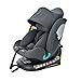 Donext チャイルドシート ISOFIX 0歳~12歳 360度回転式 40~150cm ジュニアシート 調節可能 洗える キャノピー付き ベビーシート 出産祝い 車