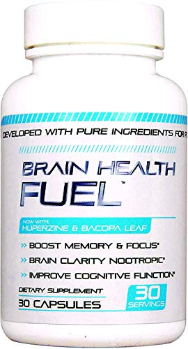 Nucell Brain Cognitive & Memory Supplement - Focus, Memory & Clarity - Mental Performance Nootropic Huperzine A, Bacopa, Vitamin B12 - Supports Memory & Clarity Function - 30 Capsules #TOP2