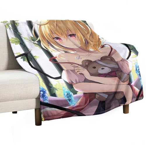 フランネル ブランケット もうふ 萌え キャラクター柄 霧雨魔理沙 東方シリーズ おしゃれ 毛布 タオルケット 大判 【ホテル仕樣 極上暖感＆極上タッチ】 高密度/抗ピリング 着る毛布 防寒 軽量 優しい肌触り 抗菌防臭 防ダニ加工 吸湿発熱 冷房対策 寝室飾り 寝具 ソファー用 防災用品 安眠 柔軟の触感 四季適用 洗える 30"x40"