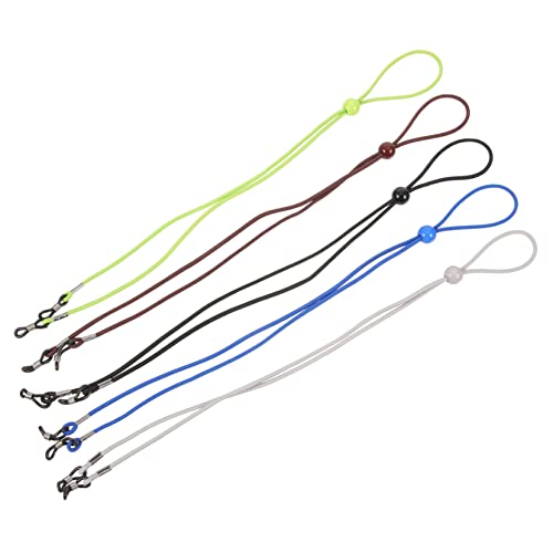 TOVINANNA 5Piezas Cordón Para Gafas De Soporte De Retención De Gafas De Sol y Graduadas Colores Para Uso Diario