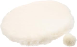 Didiseaon 1pieza Cojín Aislante para Gatos Almohadilla De Cálida y Cama Redonda De Invierno para Mascotas para Descanso Color Blanco