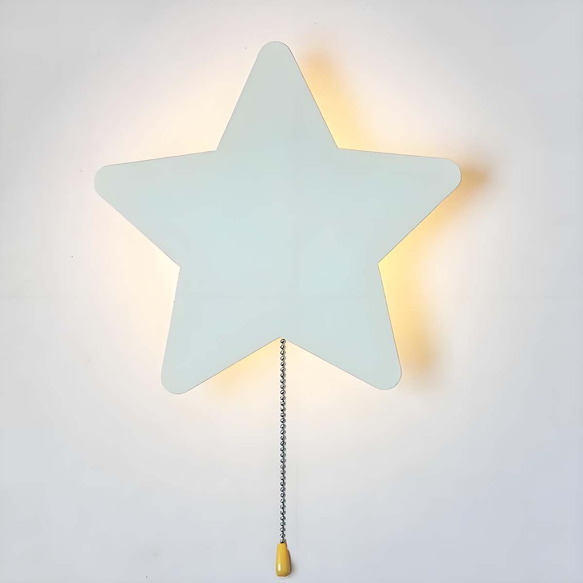 AoLa Kinderzimmer Wandleuchte Akku Innen LED Wandlampe Stern mit Schalter Kabellos Wand Nachttischlampe 3 Farben Ohne Stromanschluss Batteriebetriebene Deko Wandbeleuchtung Kinderlampe