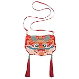 Bolso de mano con forma de dragón: el bolso bandolera hanfu es vez más elegante debido a su diseño y versátil, bolsos bandolera