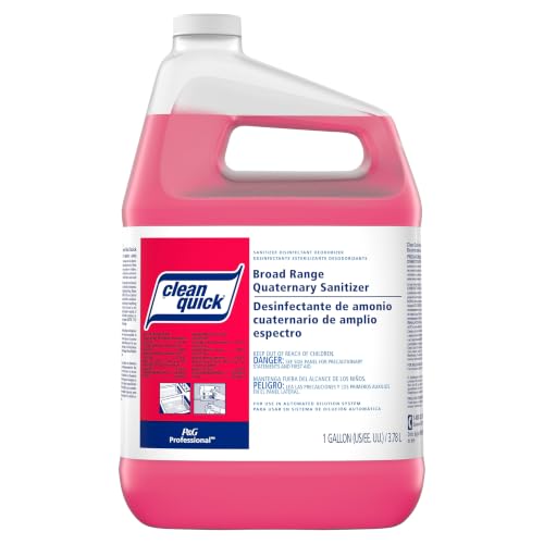 Clean Quick Broad Range Quaternary Sanitizer, 1 Gallon, 3/Carton (07534)