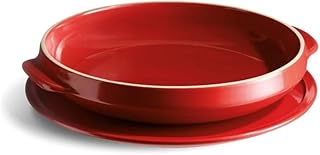 Emile Henry Tarte Tatin Formu Seti, seramik, kırmızı, 33x28x5.2 cm