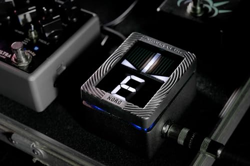 Image of Korg Pitchblack XS Compact Chromatic Bass Guitar Pedal Tuner w / Four Display Modes and High Visibility Display (PBXSBASS)