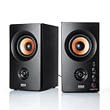 サンワダイレクト PCスピーカー 有線 3.5mm接続 30W 木製 テレビ パソコン モニター用 スピーカー ステレオ AC電源 400-SP107