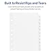 Avery Jan-Dec Mini Dividers for 3 Ring Binders, 12 Tabs per Set, 8.5