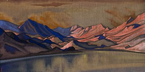 Pintura al óleo clásica Baralacha de Roerich en lienzo de alta calidad