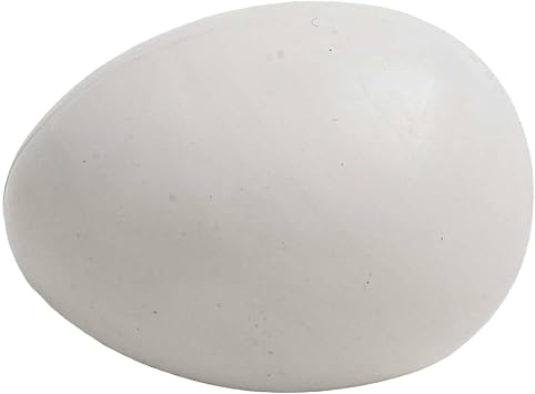 12Pcs Simulated Pigeon Eggs, Solid Plastic Fake Eggs For Pigeon Hatching Supplies, Realistic Training Dummy Eggs To Encourage Nesting Instincts, White, 10X8x10mm