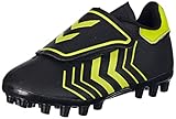 HUMMEL Jungen Unisex Kinder HATTRICK MG JR Football Shoe, Black/Yellow, 24 EU