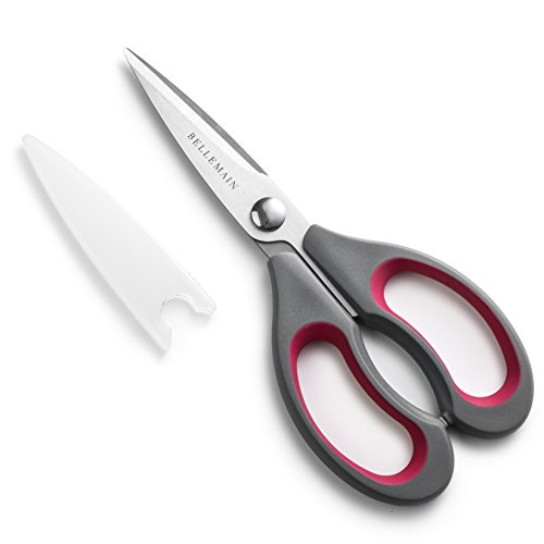 Bellemain Premium Ultra Sharp Kitchen Shears & Multi-Purpose Kitchen Scissors with Soft Grip