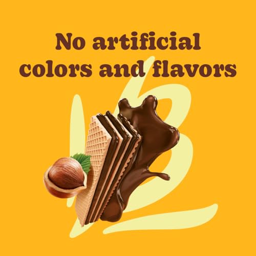 Image of Bauducco Hazelnut Wafers - Crispy Wafer Cookies With 3 Delicious, Indulgent Decadent Layers of Hazelnut Flavored Cream - Delicious Sweet Snack or Desert - 5.0 oz (Pack of 2)