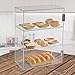 QTLILMNT Acrylic Display Case with Lock Key, Countertop Display Case, Clear Showcase Display Cabinet Safe Storage, Retail Display Case for Collectibles (3 Tier,11.8 x 5.9 x 15.7 Inch)