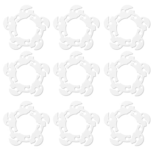 50 Pieces Ballon Clip Connecteur à Ballon Clips pour Ballons en Forme de Prune Outil De Fixation De Ballons pour Arc Support Porte-ballons en Plastique pour Mariage événement Fête D'anniversaire