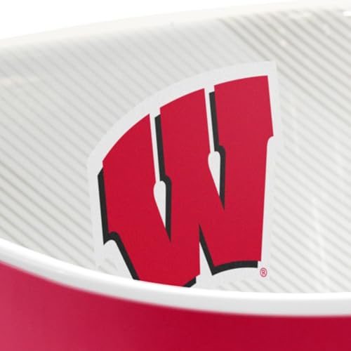 Image of YouTheFan NCAA Wisconsin Badgers Large Party Bowl