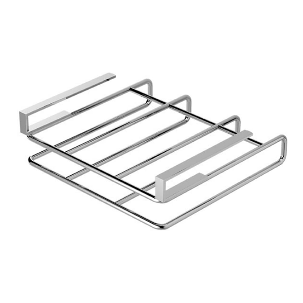 CTRLZS Under Cabinet Cutting Board Holder Stainless Steel Polished Cutting Board Rack Punch-Free Cutting Board Hanger A